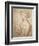 Magdalene Half-Figure Drawing-null-Framed Giclee Print