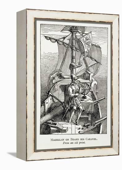 Magellan on Board His Caravel, from 'The Romance of the River Plate', Vol. I-W. H. Koebel-Framed Premier Image Canvas
