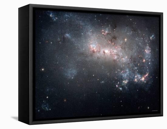 Magellanic Dwarf Irregular Galaxy NGC 4449 in the Constellation Canes Venatici-Stocktrek Images-Framed Premier Image Canvas