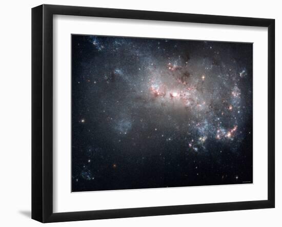 Magellanic Dwarf Irregular Galaxy NGC 4449 in the Constellation Canes Venatici-Stocktrek Images-Framed Photographic Print