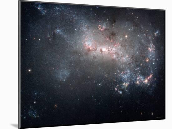 Magellanic Dwarf Irregular Galaxy NGC 4449 in the Constellation Canes Venatici-Stocktrek Images-Mounted Photographic Print