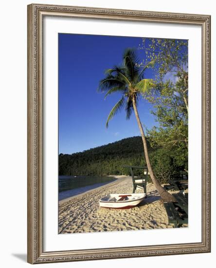 Magens Bay Beach at Sunset, St. Thomas, Us Virgin Islands, Caribbean-Walter Bibikow-Framed Photographic Print