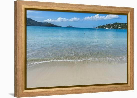 Magens Bay Beach, St. Thomas, US Virgin Islands, West Indies, Caribbean, Central America-Michael Runkel-Framed Premier Image Canvas