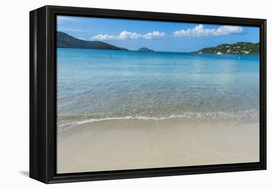 Magens Bay Beach, St. Thomas, US Virgin Islands, West Indies, Caribbean, Central America-Michael Runkel-Framed Premier Image Canvas