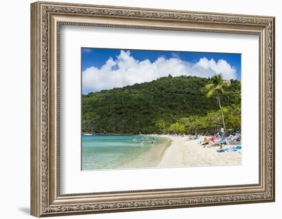 Magens Bay beach, St. Thomas, US Virgin islands, West Indies, Caribbean, Central America-Michael Runkel-Framed Photographic Print