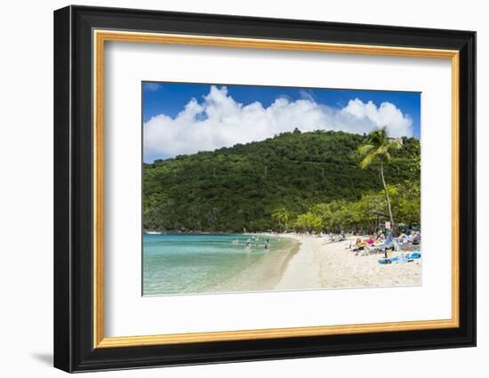 Magens Bay beach, St. Thomas, US Virgin islands, West Indies, Caribbean, Central America-Michael Runkel-Framed Photographic Print