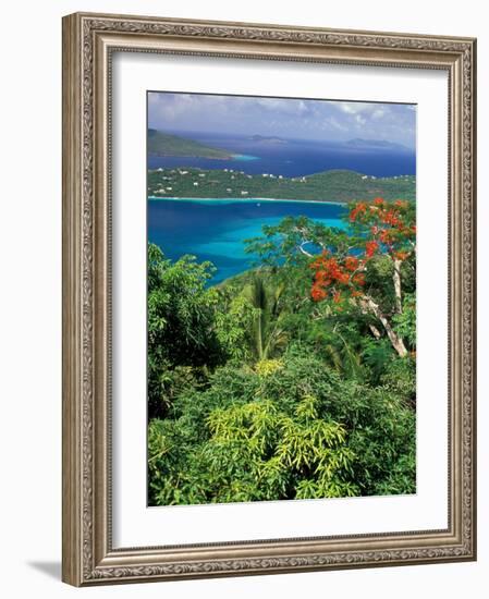 Magens Bay, St. Thomas, Caribbean-Robin Hill-Framed Photographic Print