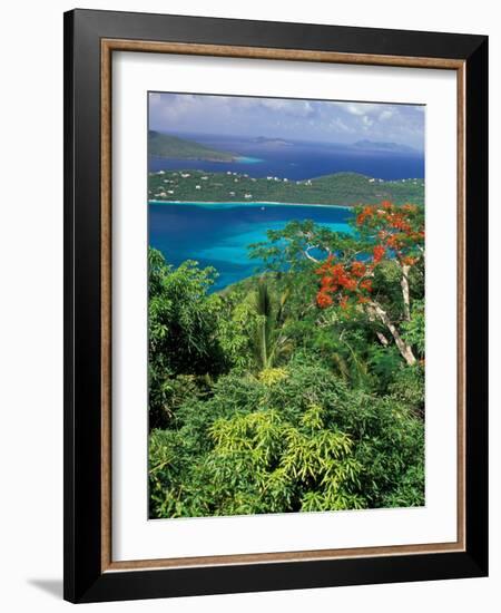 Magens Bay, St. Thomas, Caribbean-Robin Hill-Framed Photographic Print