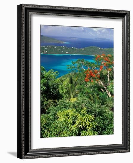 Magens Bay, St. Thomas, Caribbean-Robin Hill-Framed Photographic Print