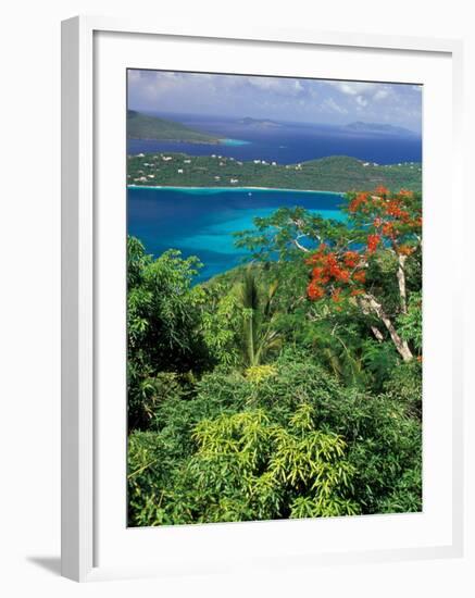 Magens Bay, St. Thomas, Caribbean-Robin Hill-Framed Photographic Print