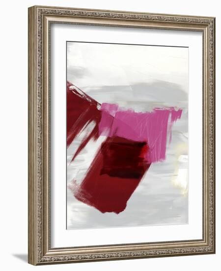 Magenta Abstract II-Sisa Jasper-Framed Art Print