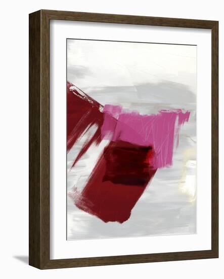 Magenta Abstract II-Sisa Jasper-Framed Art Print