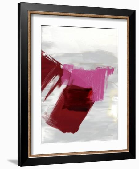 Magenta Abstract II-Sisa Jasper-Framed Art Print