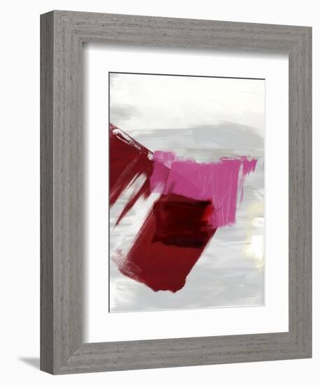 Magenta Abstract II-Sisa Jasper-Framed Premium Giclee Print