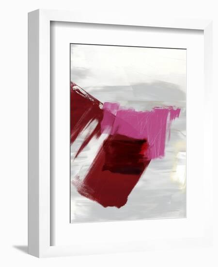 Magenta Abstract II-Sisa Jasper-Framed Premium Giclee Print