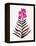 Magenta Black Orchid Bloom-Cat Coquillette-Framed Premier Image Canvas