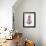 Magenta Black Orchid Bloom-Cat Coquillette-Framed Giclee Print displayed on a wall