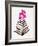 Magenta Black Orchid Bloom-Cat Coquillette-Framed Giclee Print