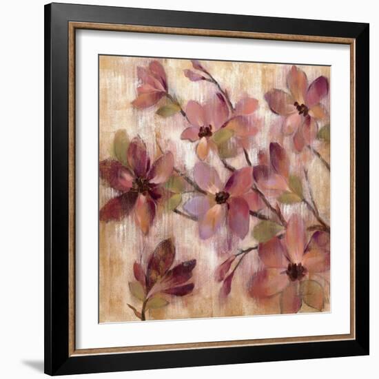 Magenta Branch I-Silvia Vassileva-Framed Art Print