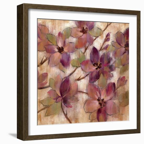 Magenta Branch II-Silvia Vassileva-Framed Art Print