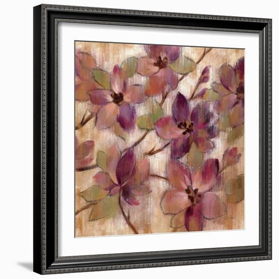 Magenta Branch II-Silvia Vassileva-Framed Art Print