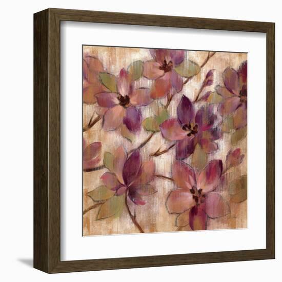 Magenta Branch II-Silvia Vassileva-Framed Art Print