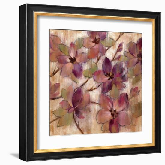 Magenta Branch II-Silvia Vassileva-Framed Art Print