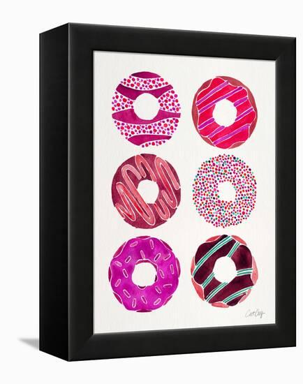 Magenta Donuts-Cat Coquillette-Framed Premier Image Canvas