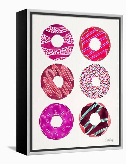 Magenta Donuts-Cat Coquillette-Framed Premier Image Canvas