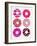 Magenta Donuts-Cat Coquillette-Framed Giclee Print