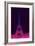 Magenta Eiffel Tower-Cora Niele-Framed Giclee Print