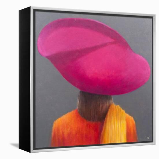 Magenta Hat, Saffron Jacket, 2014-Lincoln Seligman-Framed Premier Image Canvas