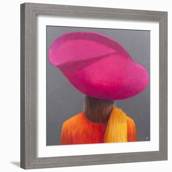 Magenta Hat, Saffron Jacket, 2014-Lincoln Seligman-Framed Giclee Print