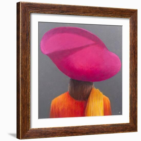 Magenta Hat, Saffron Jacket, 2014-Lincoln Seligman-Framed Giclee Print