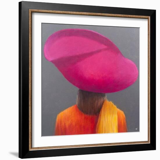 Magenta Hat, Saffron Jacket, 2014-Lincoln Seligman-Framed Giclee Print