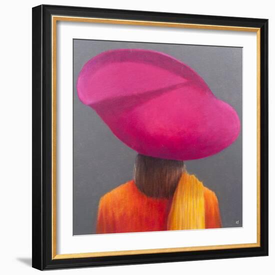 Magenta Hat, Saffron Jacket, 2014-Lincoln Seligman-Framed Giclee Print