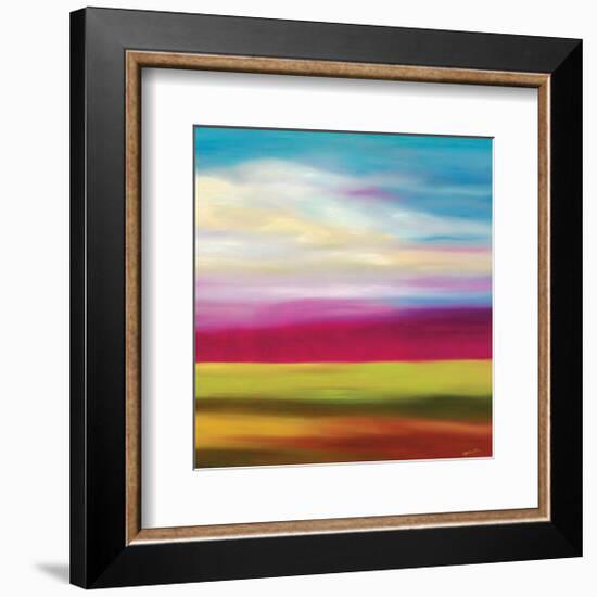 Magenta Horizon-Mary Johnston-Framed Giclee Print