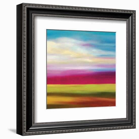 Magenta Horizon-Mary Johnston-Framed Giclee Print