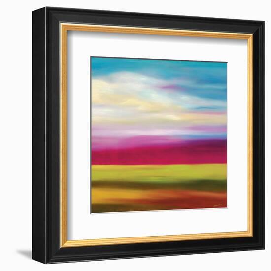 Magenta Horizon-Mary Johnston-Framed Giclee Print