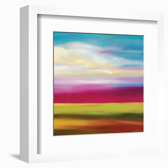 Magenta Horizon-Mary Johnston-Framed Giclee Print