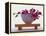 Magenta Orchids in White Bowl-Colin Anderson-Framed Premier Image Canvas