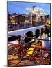 Magere Brug (Skinny Bridge) at Dusk, Amsterdam, Holland, Europe-Frank Fell-Mounted Photographic Print