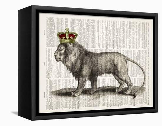 Magestic Lion-Christopher James-Framed Stretched Canvas