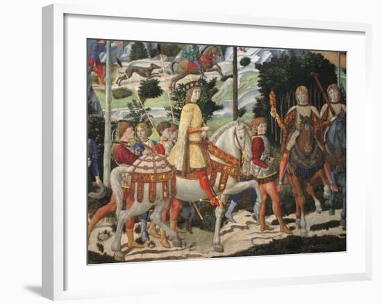 Magi Chapel. Journey of the Magi (the Magi Ride)-Benozzo Gozzoli-Framed Giclee Print