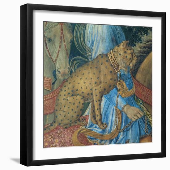 Magi Chapel. Journey of the Magi (the Magi Ride)-Benozzo Gozzoli-Framed Giclee Print