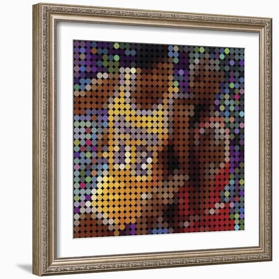 Magic and Jordan-Yoni Alter-Framed Giclee Print