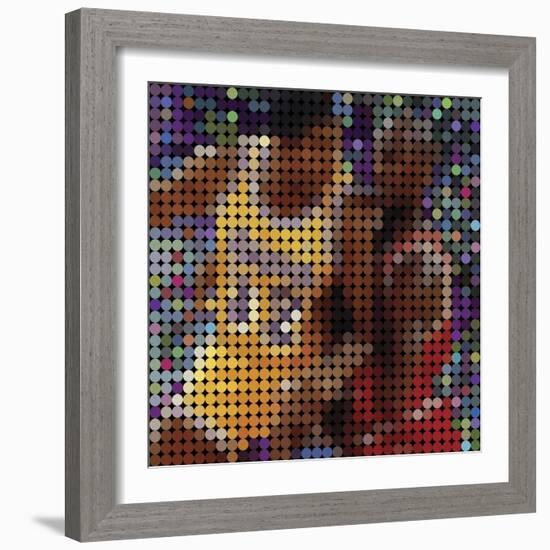 Magic and Jordan-Yoni Alter-Framed Giclee Print