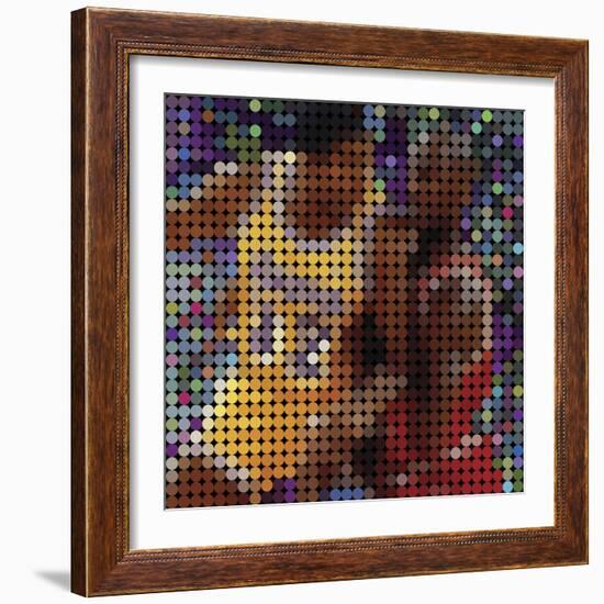 Magic and Jordan-Yoni Alter-Framed Giclee Print