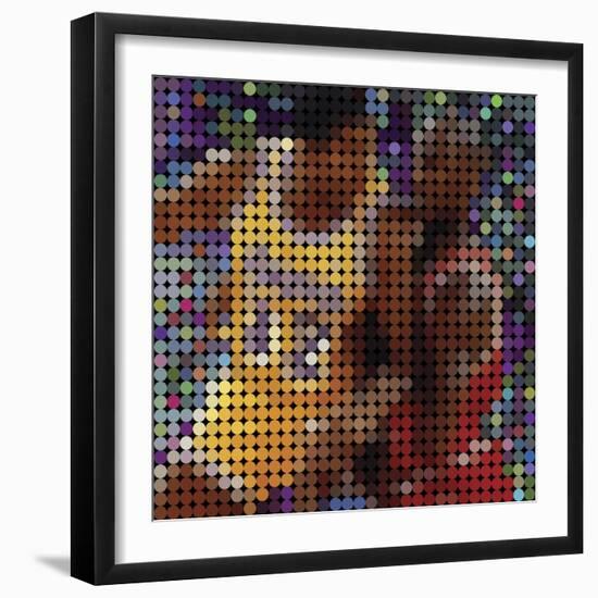 Magic and Jordan-Yoni Alter-Framed Giclee Print