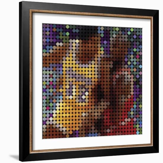 Magic and Jordan-Yoni Alter-Framed Giclee Print